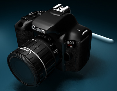 Modelado 3D Canon EOS Rebel T3