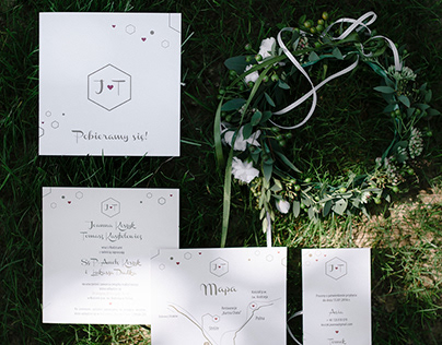 Wedding branding and invitation