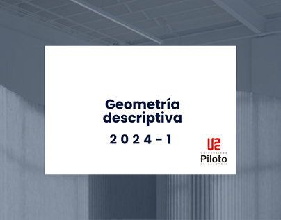 Geometria descriptiva I 2024
