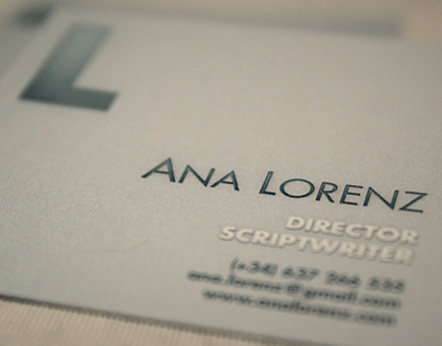 Business Card: Ana Lorenz