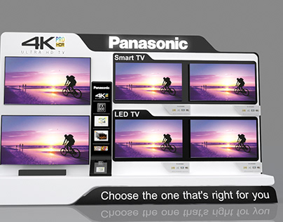 Panasonic Smart TV wall Display Unit