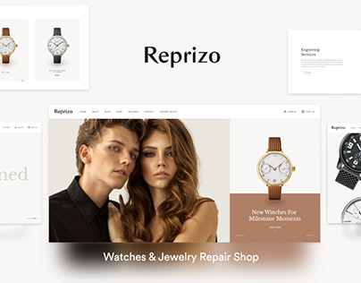 Reprizo - Jewelry & Watch Shop WordPress Theme