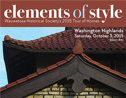 Tour of Homes Designs for Wauwatosa Historical Society