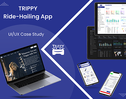 Project thumbnail - TRIPPY (A Ride-Hailing App) - UI/UX Case Study