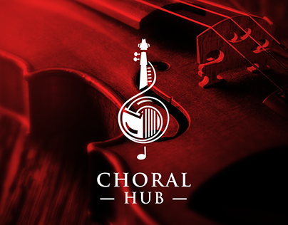 Choral hub logo design