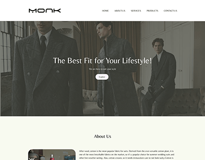 THE MONK - SUITE PURCHASING WEBSITE DESIGN
