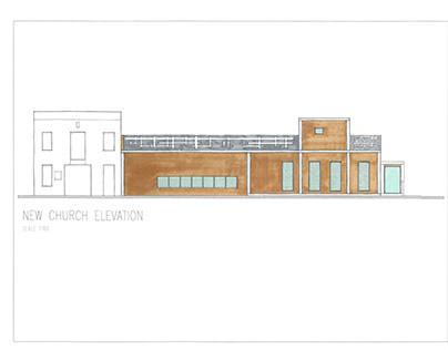 "NEW CHURCH ELEVATION"