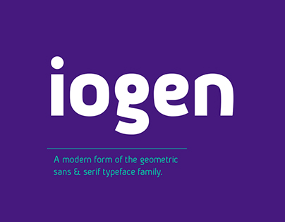 iogen / typeface