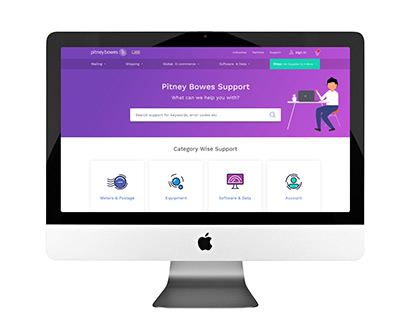 PitneyBowes-Support Page Redesign