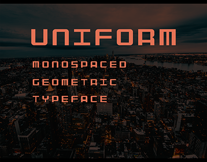 Uniform Typeface