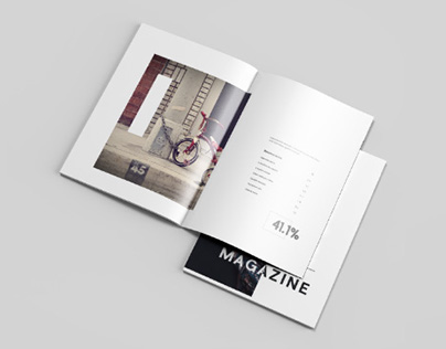 Letter Magazine Mockup - PSD Download