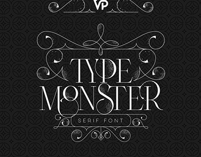 Type Monster - Elegant Font + Extras | Free Demo