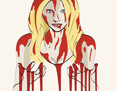 Carrie Movie Quote Poster