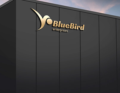 Logo design for the company "Bluebird Enterprises"