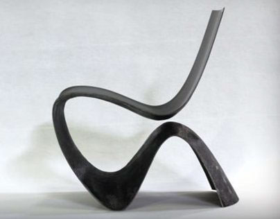 Ch’air le fauteuil aérien en carbone par Paul Venaille