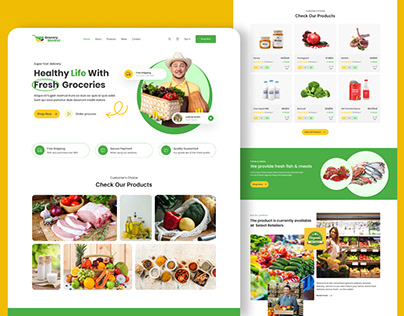 Grocery Store Landing Page