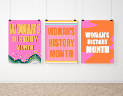 Set of women's history month