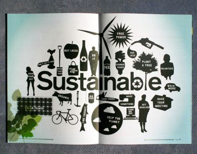 Sustainable illustration