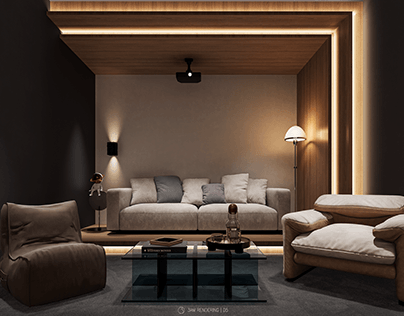 TELEVISION ROOM D5 RENDERING