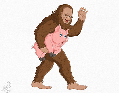 Year of the Pig T-shirt 2019 Bigfoot