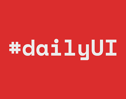 #dailyUI Challenge - Daniel Full