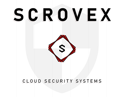 SCROVEX Cloud Security Systems Logo Design