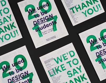 We Used To Be Design Students | Degree Show Booklet