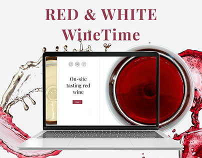 Red & White wine landing page