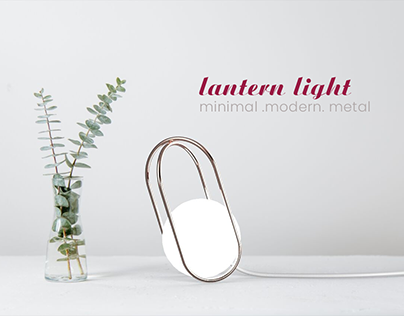 lantern light - minimal .modern. metal