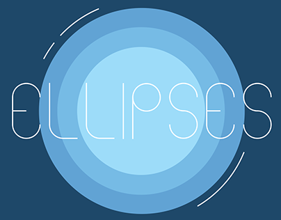 "Ellipses" Font Project