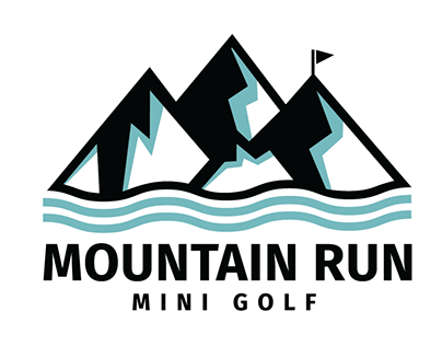 Mountain Run Mini Golf logo