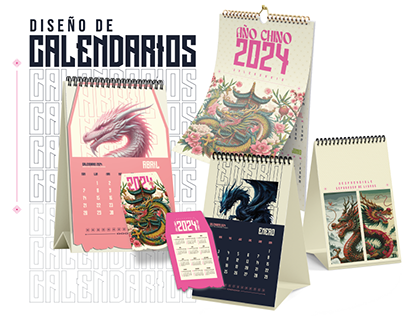 Project thumbnail - Diseño de calendarios año chino 2024
