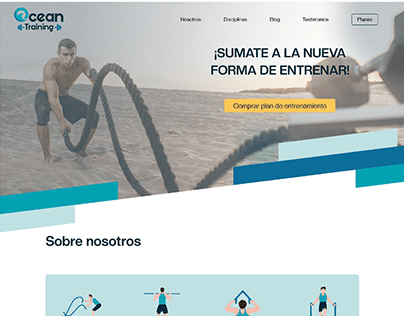 Ocean Training - Diseño Web