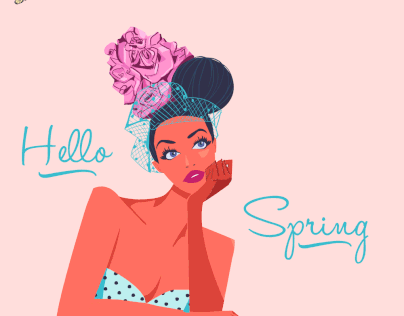 Hello Spring Animated