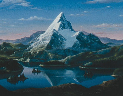 painting for the paramount pictures logo