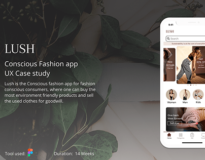 UX Case Study- Sustainable Fashion App
