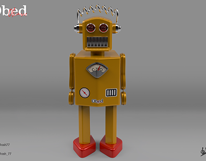 Robot Vintage de Hojalata - Vintage Tin Robot