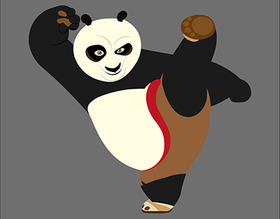 Animacja doskoku - Kung fu Panda