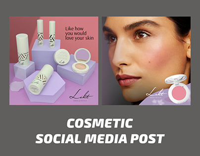 Cosmetic Skin Care Poster & Social Media Post