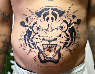 Big tiger tattoo