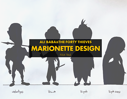 Marionette design for Ali Baba&the forty thieves