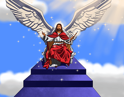 Project thumbnail - Jesus on his throne