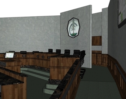 Council Chambers Interior Design Concept 2