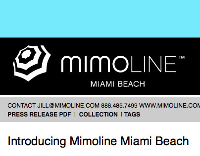 Mimoline Social Media Release