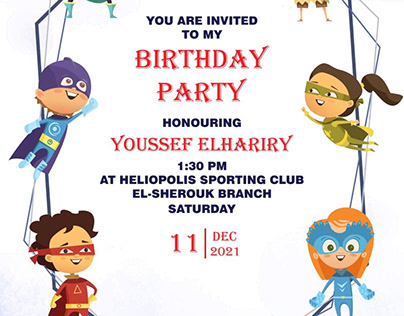 Birthday and Baby Shower Invitations