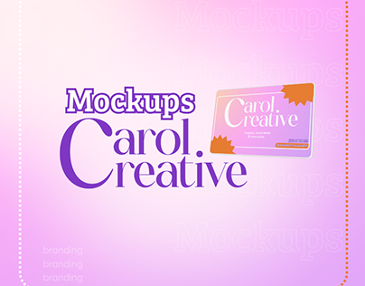 Carrossel - mockups Carol Creative