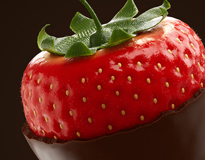 3D Strawberry Chocolate