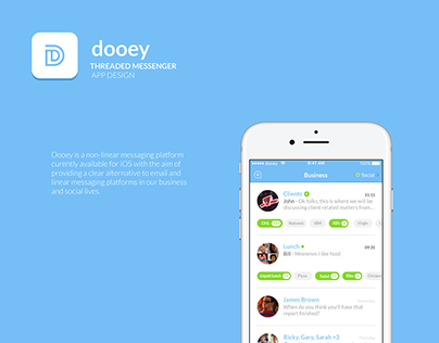 Dooey iOS App Design