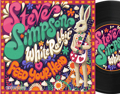 White Rabbit - 7" record sleeve