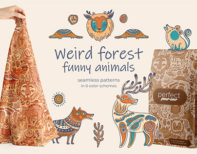 Project thumbnail - Weird Forest Animals Patterns